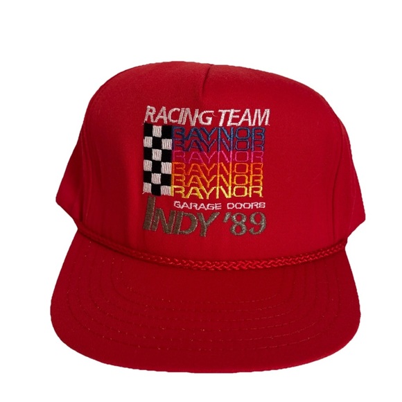 Accessories | Vintage 1989 Raynor Racing Team Red Snapback Hat | Poshmark